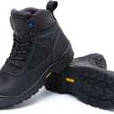 MWORKSafety Work Boots For Men Water Resistant Composite Toe Puncture Resistant EH Non Slip No Metal ASTM F2413-18 Work & Utility Anti-Fatigue MW9276, 13