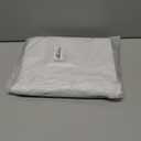 LANNSYNE Full Grain Leather Travel Cable Accessories Bag, Electronic Organizer Carry Case Double Layer Storage Case for Cables, Charger, Phone, Power Bank (Black)