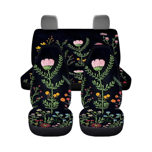 Floral Car Seat Covers Full Set,Automotive Vehicle Cushion Covers,Universal Fit for Most Cars,SUV,Sedans and Pick-up Trucks
