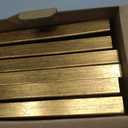TWING 5x7 Gold Picture Frames Set of 6,Rustic Gold Frames Display Pictures 4x6 with Mat or 5x7 Without Mat,Tabletop Display and Wall Mounting Home Collage Photo Frame,Set for Wall Gallery