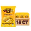 Hippeas Cheezy Cheddar Pops, 0.5 Ounce (Pack of 15), 2g Protein, Fiber, Vegan, Gluten-Free, Crunchy, Plant Protein Snacks (EXP 01/24/27)