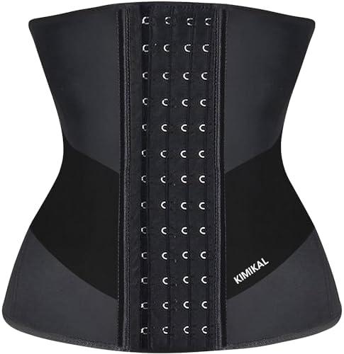 KIMIKAL Women Waist Trainer Corset Belt: Under Clothes Sport Tummy Control Long Torso Shapewear M 