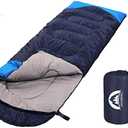 SWTMERRY Sleeping Bag 3 Seasons (Summer, Spring, Fall) Warm & Cool Weather - Lightweight,Waterproof Indoor & Outdoor Use for Kids, Teens & Adults for Hiking and Camping