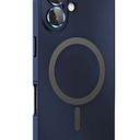 YAOZOCASE for iPhone Case,Compatible with MagSafe,Magnetic Luxury 2 in 1 Aluminum Metal Frame PC Backboard,Slim Fit Military Grade Drop Protection Shockproof Phone Case (Navy Blue,iPhone 17)