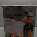 Cold Press Juicer Machines,5.8" Extra Wide Feed Chute juicer machines,350W Slow Cold Press Juicer Machines,Slow Masticating Juicer with High Juice Yield for Whole Vegetables & Fruits, Easy to Clean