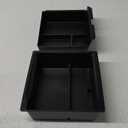 Center Console Organizer Tray for Tesla Model Y Juniper Accessories 2025 2026/For Tesla Model 3 Highland Accessories 2024 2025 2026 [Slide Smoothly/US Patent] Cup Holder Matte Black