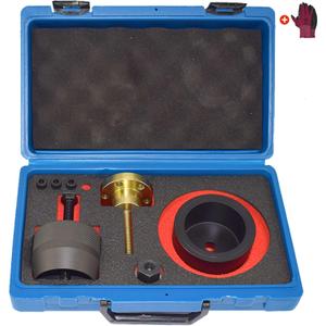 2241 Oil Seal Remover & Installer Kit, Compatible with BMW N20/N26, with Carrying Case & Gloves
