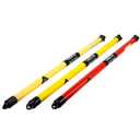 CanDo Slim WaTE Bar 3 Piece Set - 1, 2, 3 lbs, Total Body Workout Weighted Exercise Bar for Strength Training, Toning, and Physical Therapy