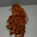 GORGIUS Ginger Orange Loose Wave Lace Front Wig Pre Cut T Part Long Wavy Wig Upgraded with Premium Synthetic Fiber 26 Inch