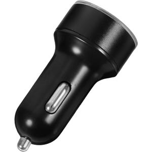 Car Charger Dual USB Ports Digital Display Portable Automotive Charger for Multiple Devices for Car Rv and Motorcycle Use