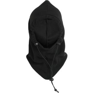 Heat Logic Sherpa Fleece Balaclava and Trapper Hat for Men, Warm Winter Face Mask for Adult, Face Cover Winter Hat (Black)