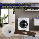 Dryer Idler Pulley Assembly Fit for Frigidaire 5304507499, Replace 131863100 131434700 131623300, Compatible with Kenmore Electrolux Dryer Idler Pulley & Arm Kit