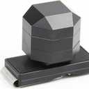 Wokyo Premium 3 Layer Magnetic Billiard Pool Cue Chalk Holder Box Set, Pool Table Accessory for Billiards Precision Shots (Black)