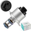 AULINK EGV1034 5C3Z9F452AA EGR Exhaust Gas Recirculation Valve 6.0 Powerstroke For Ford F250 F350 F450 F550 Super Duty 2005-2007,E-350 E-450 Super Duty 2005-2010,Excursion 2005 EGV1031 CX2466RM