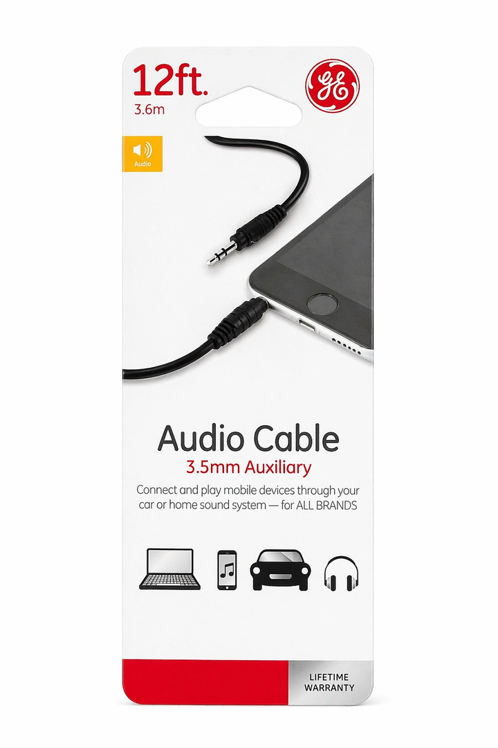 Jack Flex Cable Wire Accessory for Bass Remote Knob Compatible with SKAR Audio RP and Marine Series Amplifiers (12.5 Feet) 3.5mm Auxiliary
