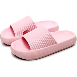 Cloud Slippers for Women and Men, Pillow House Slippers Shower Shoes Indoor Slides Bathroom Sandals, Ultimate Comfort, Lightweight, Thick Sole, Non-Slip, Easy to Clean 38-39/ 7-8 