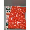 Christmas Reindeer Hand Towels Set of 2, 28x14 Inch Funny Xmas Deer Snowflakes Red Soft Absorbent Tea Towel Washcloths for Kitchen Bathroom Winter Holiday Home Decor and Gifts (one size)
