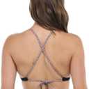 Skye Women's Standard Jayme Fixed Triangle Bikini Top Swimsuit (M)