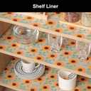 Cooyes Shelf Liner Premium Non-Adhesive Cabinet & Drawer Liner for Kitchen Waterproof Shelf Paper with Modern Pattern Durable EVA Cabinet Mat Easy to Cut 11.8" W x 120" L