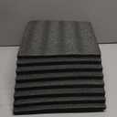 DECOHS 16 Pcs Polyurethane Foam Sheet- 16 x 12 x 1 Inch Cuttable Foam Inserts for Cases- Packing Foam Pads for Toolbox Camera Storage and Crafts