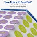 Avery Printable Round Labels, Sure Feed Technology, 1" Diameter, Matte White, Permanent Adhesive, Laser/Inkjet Printable, 1,200 Blank Labels, Great for Product Merchandising, Stickers, and More (5656)