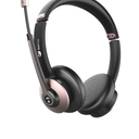 Earbay Wireless Headset, Bluetooth Headsets with Microphone Noise Cancelling, On Ear Headphones with Mic Mute, Handsfree PC Headsets for Zoom/Ms Teams/Skype/Dual Connect/Laptop/iPhone/Tablet