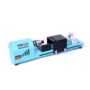 Mini Lathe Beads Polisher Machine DIY CNC Machining Lathe Small Metal Lathe Standard Set Wood DIY Tool for Table Woodworking & Handiwork Craft 7000 RPM
