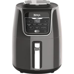 NINJA AF161, Ninja Air Fryer, 5.5 Quart, 6-in-1 Functions, Max XL Size, High Gloss Finish, Grey