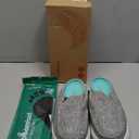 Women's Orthopedic Slip-On Loafers Slippers Shoes: Slip-On Walking Shoes with Arch Support, Chousion Slippers for Achilles Tendonitis Grey Green Size 8.5