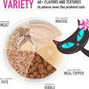 Tiki Cat Born Carnivore Functions Silver, Chicken & Duck Liver Recipe in Broth, High Protein Formulated for Senior Cat Diets, Mousse Cat Food Topper for Older Cats 11+, 1.5 oz. Pouch (12 Count)