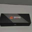 SAVIOR HEAT Heated Gloves for Men Women, Rechargeable Electric Heated Leather Skiing and Snowboarding Gloves (X-Small, Black)