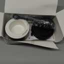 Reusable Pods Kit for Nespresso Vertuo, Refillable Coffee Pods with 100pcs Aluminum Covers Foil Seals Lids for VertuoLine Capsules, Compatible for VertuoPlus Espresso Machine (Pods not included)