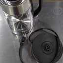 Mueller Rapid Boil Electric Tea Kettle 1.8L  Borosilicate Glass & Stainless Steel  BPA-Free Hot Water Boiler, LED Light, Auto Shut-Off, Boil Dry Protection Fast Water Heater  Kitchen Appliances