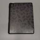 Compatible with iPad Air Case 11 Inch M3 2025,M2 2024 5th/4th Generation 10.9 Inch (2022/2020) with Pencil Holder TPU Back Case Auto Sleep/Wake Cover Cute Women Girls-Black Leopard Cheetah (Black Purple-C1)