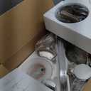 Putroad 42 Inch Ceiling Fans with Lights, Brushed Nickel Ceiling Fan with Remote, Modern Ceiling Fan for Bedroom, Living Room, Dining Room, Patio, 3CCT Dimmable 6 Speeds DC Quiet