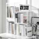 Clear Acrylic Display Case with Magnetic Lid-Dustproof Plastic Book Storage Box,Clear Box,Purse Storage Organizer,Action Figure Display Case,Acrylic Sneaker Shoe Box(1 Pack)