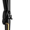 LANVIER 1.25 Inch Long Barrel Curling Iron, 1 1/4 Inch Extended Curling Iron for Medium, Long & Thick Hair, Tourmaline Ceramic Hair Curler, 5 Heat Settings up to 450F, Dual Voltage for Travel -Black