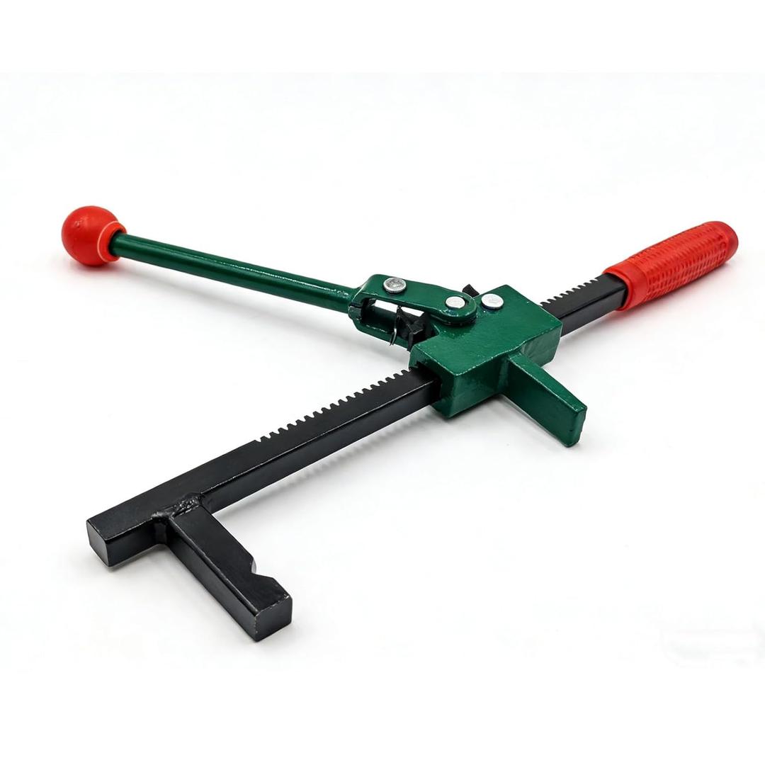 Chain Link Fence Stretcher Tool, Heavy Duty Chain Link Fence Puller Fence Tools for Woven Wire Fence, 1.79 Tension Range, 5 Tilted Base & Hooked Groove Fence Tools