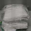 100 Pack 40" x 30" x 8" Extra Large White Plastic Shopping Bags(0.8 Mil Thick) Reusable Heavy Duty Large T-shirt Grocery Bags Bulk with Handles for Restaurant, Retail, Business