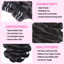12A Human Hair Bundles 18 20 22 24 Inch Body Wave Human Hair Bundles 100% Unprocessed Brazilian Virgin Hair 4 Bundles Human Hair Natural Colour Extensions Quick Weave