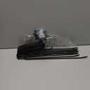 Zober Pants Hangers Non Slip - 20 Pack Open Ended Pants and Jean Hangers for Closet - Space Saving Clothes Hanger - Strong, Durable, Metal Pant Hangers (Black) (Chrome)