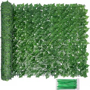 Bybeton 80"x120" Ivy Privacy Fence Screen UV-Proof Faux Hedge
