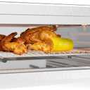 Salamander Broiler, 1500W Electric Cheese Melter w/ 550F Heating and Stainless Steal Body, Commercial Broiler w/Removable Crumb Tray, Salamander Grill For Pizza, Grill Steaks, Sandwiches, Lrage