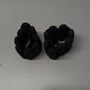 Adjustable Wrist & Ankle Weights Set of 2(1Lbs Each), Premium Silicone Wearable Weight Bracelets, Fits for Yoga, Pilates, Home Gym Workout, Dance, Pool Exercises, Jogging, Cardio, Strength Training (Black)