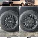 4PCS Wheel Center Caps for Tesla Cybertruck 2024 2023 Full Coverage Wheel Center Hub Caps Cover,Removable ABS Center Hub Cover Easy to Install Rust Dust Resistant Cybertruck Accessories