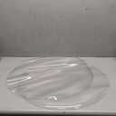 20 Inch Clear Round Table Cover Protector 1.5mm Thick Table Protector for Dining Room Waterproof Plastic PVC Vinyl Tablecloth Cover Circle Tabletop Desk Pad Mat for Furnture Coffee End Bed Side Table