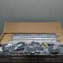 Amazon Basics 5-Shelf Adjustable, Heavy Duty Storage Shelving Unit on 4'' Wheel Casters, Metal Organizer Wire Rack, 30" L x 14" W x 64.8" H, Chrome