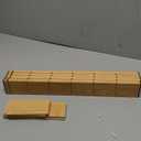 SpaceAid Bamboo Drawer Dividers with Inserts and Labels, Kitchen Adjustable Drawer Organizers, Expandable Organization for Home, Office, Dressers, 4 Dividers with 9 Inserts (17"-22" Natural)