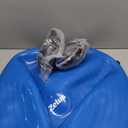 ZELUS Balance Ball Trainer with Resistance Bands and Foot Pump, Inflatable Yoga Ball for Home Gym Workouts, 23 Inch Exercise Half Ball for Balance Training Core Strength Fitness More, 330lb Cap (Blue)