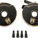 MEUS RACING Brass Steering Knuckles for for Vanquish H10 Optic Sparco Yokohama RTR 1/10 RC Crawler Upgrades Parts, L-124grams/R-128grams